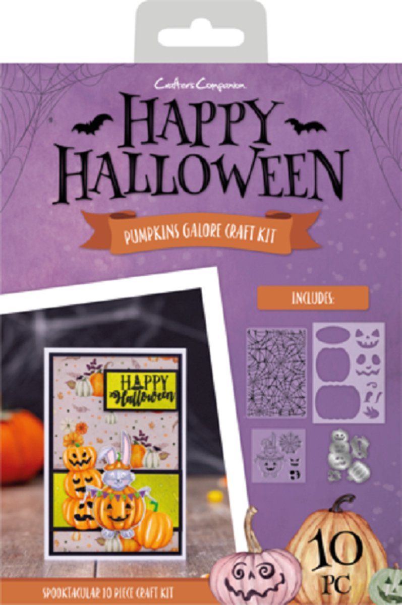 Crafters Companion - Happy Halloween Craft Kit Pumpkins Galore (HAH-PUG-KIT)